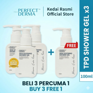 TPD Skin Soothing Shower Gel 100ml - Buy 3 Free 1