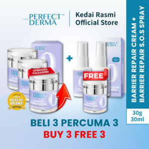 TPD Barrier Repair Cream 30g - Buy 3 Cream Free 1 Cream Free 2 Spray 30ml
