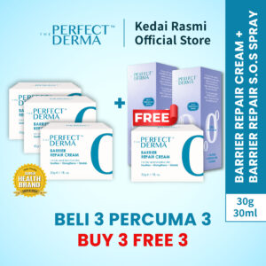 TPD Barrier Repair Cream 30g - Buy 3 Cream Free 1 Cream Free 2 Spray 30ml